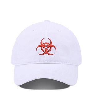 Biohazard Unisex Embroidery Embroidered Adjustable Baseball Cap